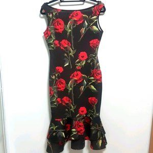 YaYa & Co. Floral Sleeveless Dress | L